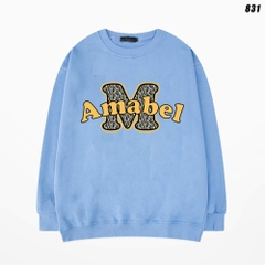 Áo Sweater nam nữ nỉ bông Amabel 831 Form Rộng HY KOREA