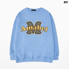 Áo Sweater nam nữ nỉ bông Amabel 831 Form Rộng HY KOREA