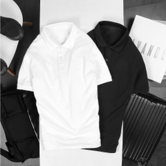 Áo Polo HY KOREA Nam Nữ Vải Cá Sấu 4 Chiều Cổ Trụ Thêu Logo Trái Tim 19