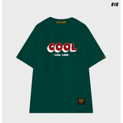 Áo thun unisex form rộng nam nữ tay lỡ COOL và WARM 816 HY KOREA