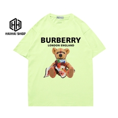 Áo thun nữ form rộng tay ngắn in hình Gấu burberry 438