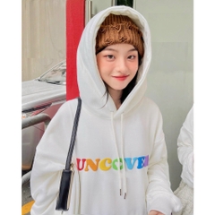 Áo khoác nỉ nam nữ Áo sweater hoodie nam nữ from rộng hình UNCOVERR DC310