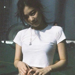 Áo thun croptop trơn HY KOREA dáng ngắn ôm nữ tay ngắn Freesize