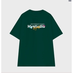 Áo thun nam nữ tay lỡ Cotton 100 form rộng International HY Studio 1065