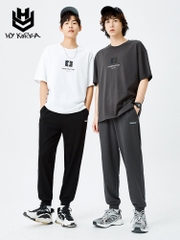Áo Thun Tay Lỡ Unisex HY Korea Form Rộng Vải Cotton 100 UNREPENTANT 663