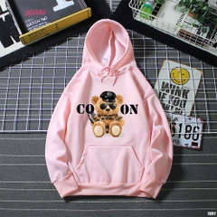 Áo khoác hoodie Nam Nữ Gấu CoOn 1051 HY KOREA Vải Nỉ Bông