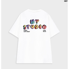 Áo phông nam nữ form rộng tay lỡ HY Studio họa tiết 1027