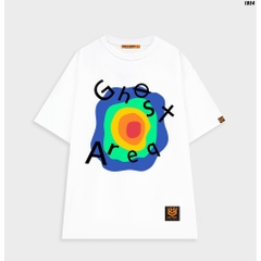 Áo thun form rộng nam nữ unisex tay lỡ Ghost area 1054 HY KOREA