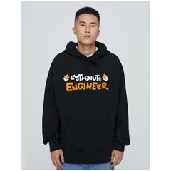 Áo Hoodie Nỉ Bông Engineer 767 HY KOREA Nam Nữ Form Rộng