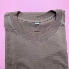 Áo Phông Rộng Tay Lỡ Unisex Basic HY Korea Cotton 100 chữ FIELD DAY 728