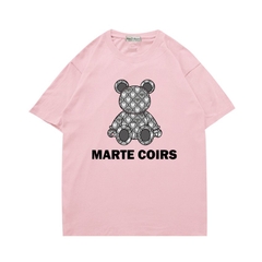 Áo thun tay ngắn nam nữ Gấu Marte Coirs 919 Vải cotton 75