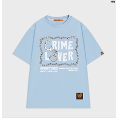 Áo phông tay lỡ form rộng nam nữ unisex Crime Lover 1075 HY STUDIO