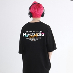 Áo thun nam nữ tay lỡ Cotton 100 form rộng International HY Studio 1065
