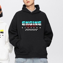 Áo khoác Hoodie Nỉ Bông HY KOREA Unisex ENGINE 811