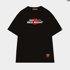 Áo thun tay lỡ unisex Red Night 1428 nam nữ form rộng