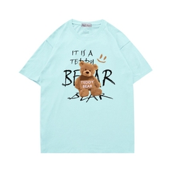 Áo thun tay ngắn nam nữ form rộng Teddy bear 916
