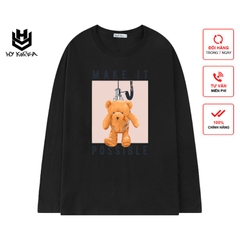 Áo Thun Tay Dài Form Rộng Unisex, Gấu Possible 214.