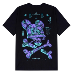 TL38 Áo Thun Tay Lỡ Unisex Bad RABBIT Mecha