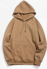 Áo Hoodie Trơn Màu Café Be