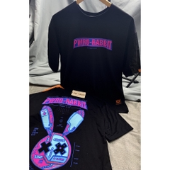 TL36 Áo Thun Tay Lỡ Unisex RABBIT POWER