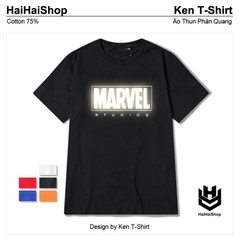 Áo Thun Phản Quang MarvelStu Cotton 75% Form Rộng Unisex Nam Nữ Rẻ Đẹp HaiHaiShop, Ken T-Shirt.