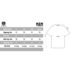 Áo thun tay ngắn HY KOREA unisex vải cotton 75% form rộng thêu bé trai 32 bé gái 31