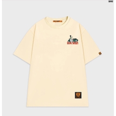 Áo thun nam nữ unisex form rộng tay lỡ HANOI 1045 HY KOREA
