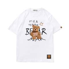 Áo thun tay ngắn nam nữ form rộng Teddy bear 916
