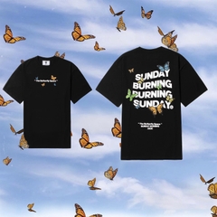 TL33 Áo Thun Tay Lỡ Unisex SUNDAY BURNING