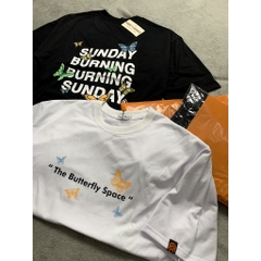 TL33 Áo Thun Tay Lỡ Unisex SUNDAY BURNING