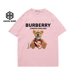 Áo thun nữ form rộng tay ngắn in hình Gấu burberry 438