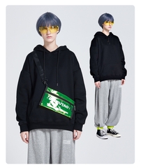Áo Hoodie Trơn Màu Đen