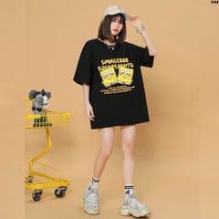 Áo thun tay lỡ cute form rộng Bọt biển đôi 1144 HY STUDIO