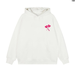 Áo hoodie unisex couple form rộng Nỉ Bông Kẹo Tim 1130 HY KOREA