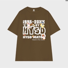 Áo Thun Unisex HYSD Mato 1132 Tay Lỡ Cotton 100 Form Rộng