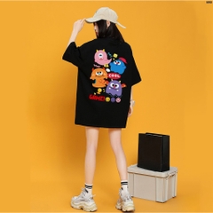 Áo Thun Tay Lỡ Form Rộng Unisex HY Korea Cotton 100 GAME 1095.