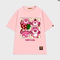 Áo thun tay lỡ nữ form rộng Gấu Losto lucky 1109 HYKOREA