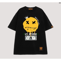 Áo thun nam nữ unisex form rộng tay lỡ Mặt XX Tiền 1101