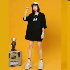 Áo thun HY STUDIO tay lỡ form rộng nam nữ cotton 75 halloween 1141