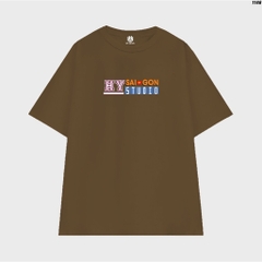 Áo Thun Unisex Tay Lỡ Sài Gòn Sáng 1146 Cotton 100 HY KOREA