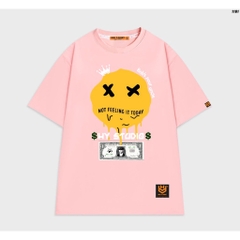 Áo thun nam nữ unisex form rộng tay lỡ Mặt XX Tiền 1101