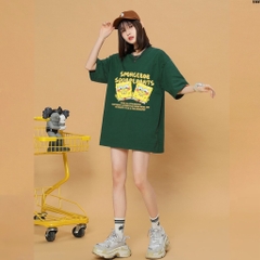 Áo thun tay lỡ cute form rộng Bọt biển đôi 1144 HY STUDIO