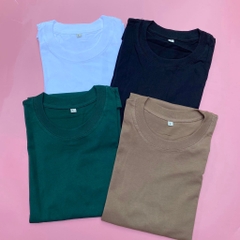 Áo Thun Nam Nữ Tranquility 1171 HY KOREA Tay Lỡ Cotton 100 Unisex