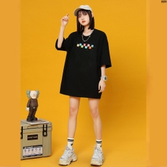 Áo Thun Nam Nữ Tranquility 1171 HY KOREA Tay Lỡ Cotton 100 Unisex