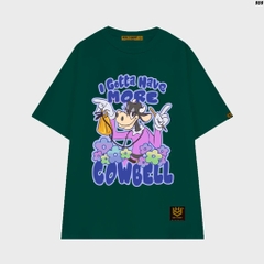 Áo thun tay lỡ nữ form rộng cute Cowbell 959