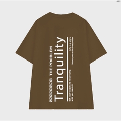 Áo Thun Nam Nữ Tranquility 1171 HY KOREA Tay Lỡ Cotton 100 Unisex