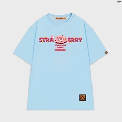 Áo thun nữ cute tay lỡ form rộng Bánh donut dâu 1154 HY KOREA