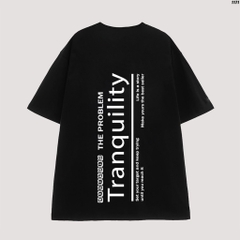Áo Thun Nam Nữ Tranquility 1171 HY KOREA Tay Lỡ Cotton 100 Unisex