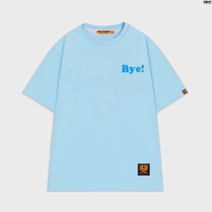 Áo thun HY KOREA logo thêu tay lỡ form rộng nam nữ Hi Bye 11,12