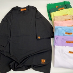 Áo thun unisex HY KOREA form rộng thêu SORRY 40 tay lỡ nam nữ